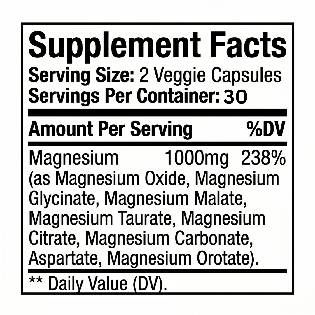 Novexa Health™ 8 in 1 Magnesium Complex