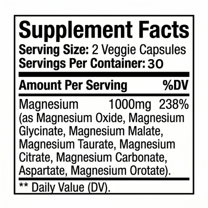 Novexa Health™ 8 in 1 Magnesium Complex