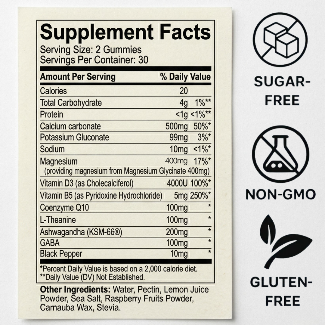 Novexa Health™ Magnesium Bisglycinate Gummies