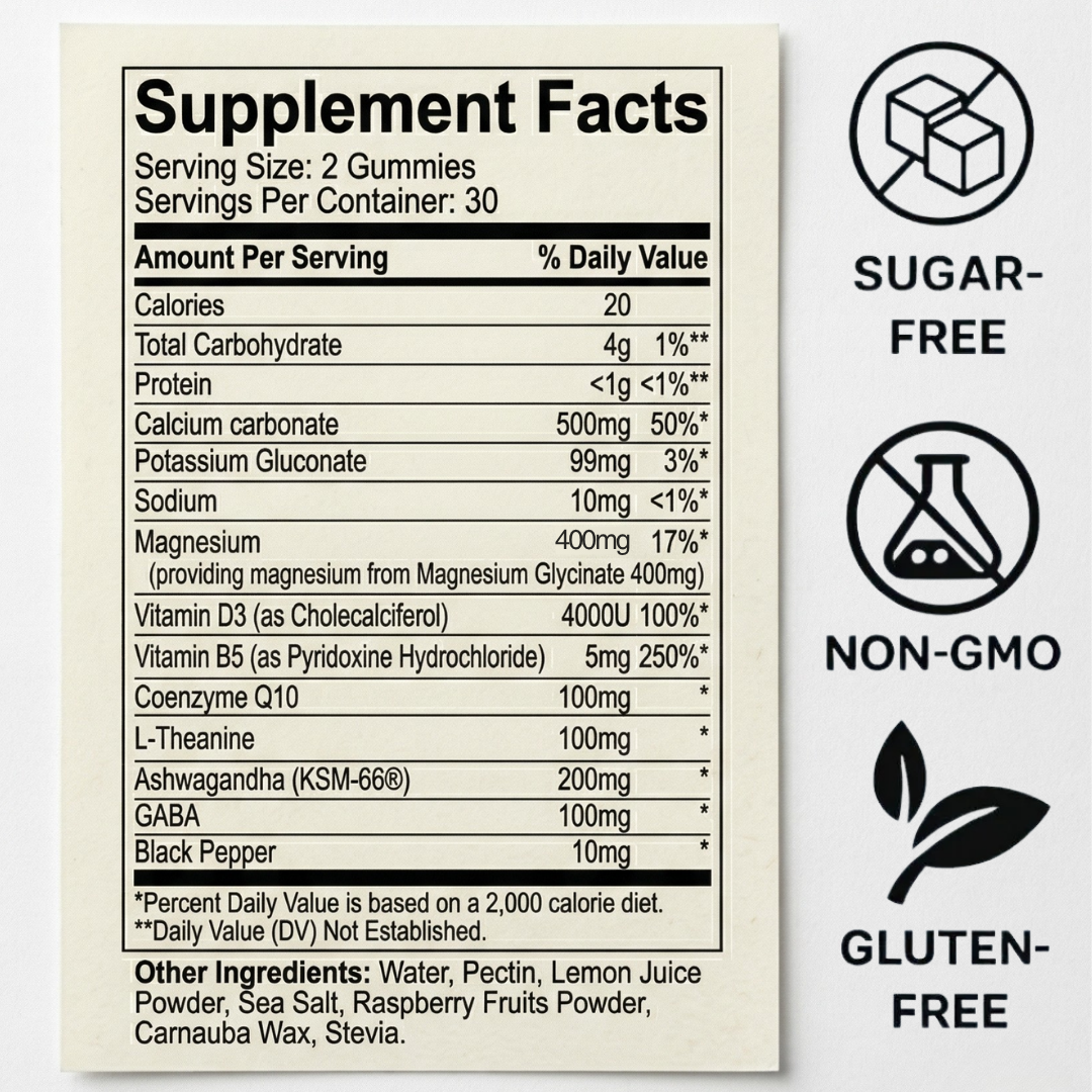 Novexa Health™ Magnesium Bisglycinate Gummies 1