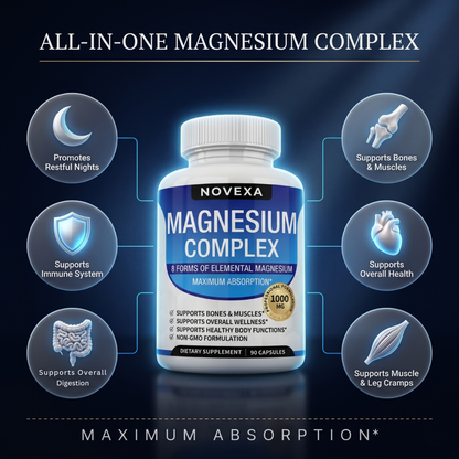 Novexa Health™ 8 in 1 Magnesium Complex