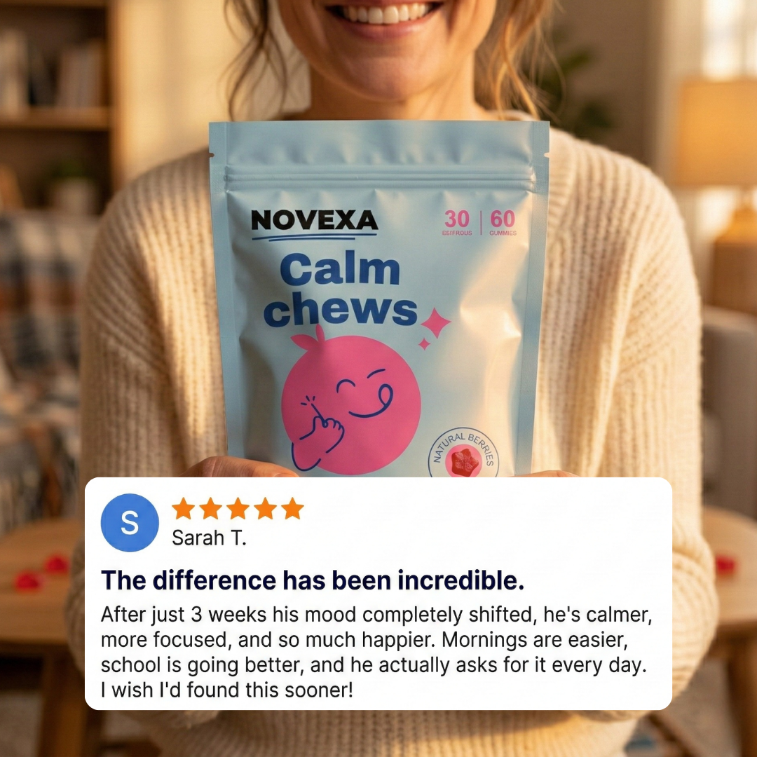 Novexa Calmchews™ Kids Saffron Gummies