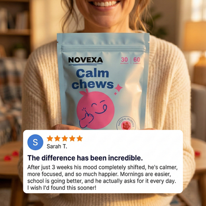 Novexa Calmchews™ Kids Saffron Gummies